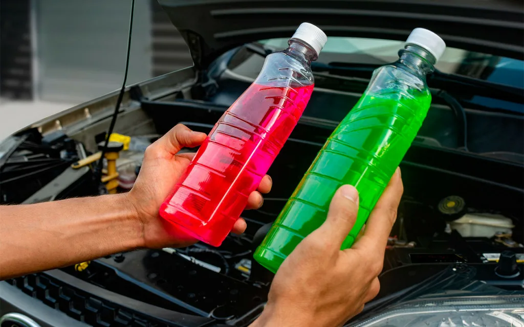 É possível misturar anticongelantes de cores diferentes